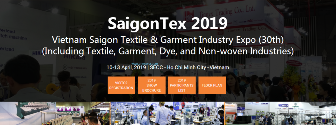 Wietnam Saigon Textile & Garment Industry Expo (30 miejsce) SaigonTex 2019